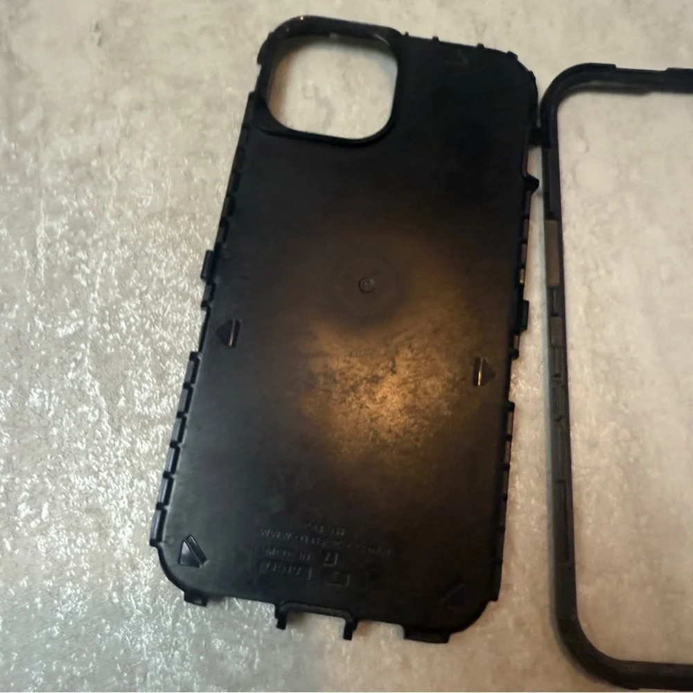 OtterBox Drop + iPhone 15 Black Rugged Phone Case for Maximum Protection